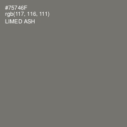 #75746F - Limed Ash Color Image